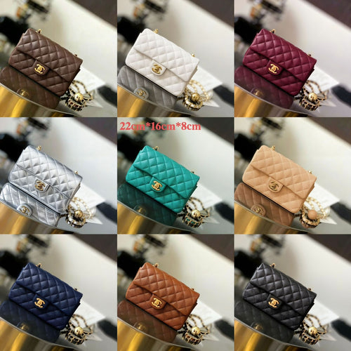 CHANEL CLASSIC MINI FLAP — 22 cm | 9 Colors with Box