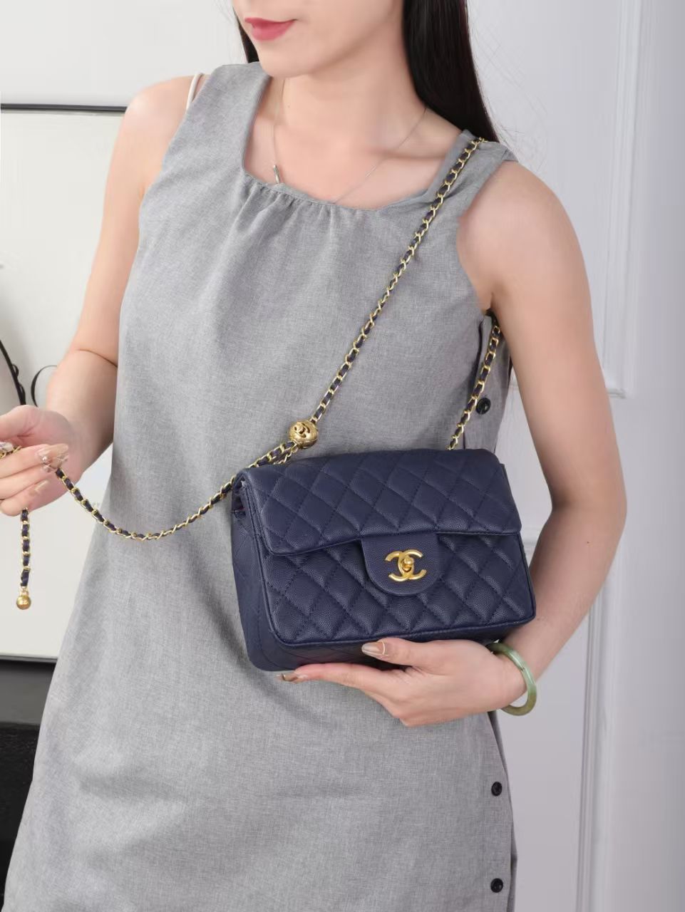 CHANEL CLASSIC MINI FLAP — 22 cm | 9 Colors with Box