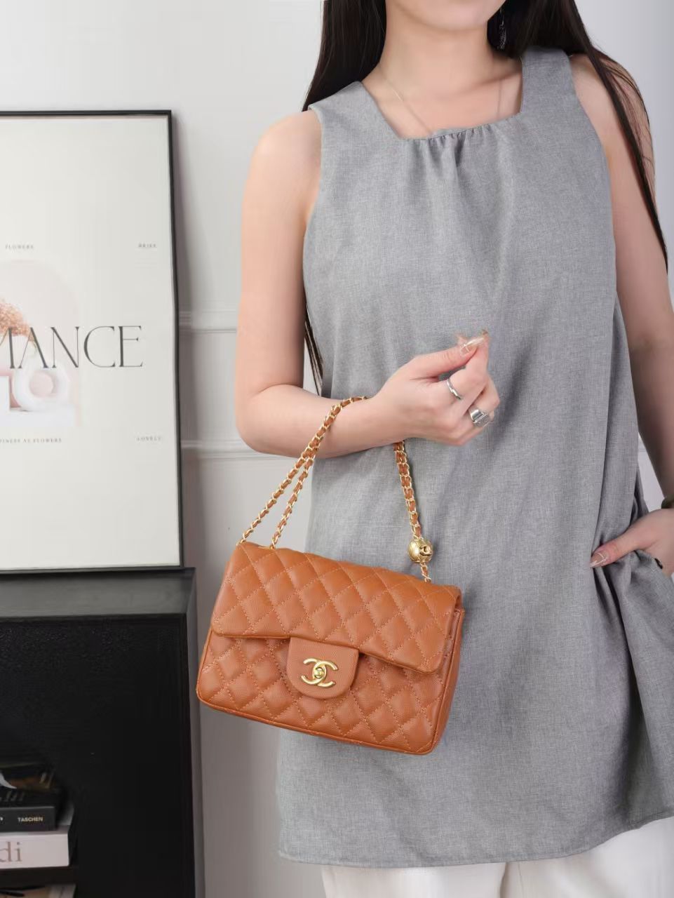 CHANEL CLASSIC MINI FLAP — 22 cm | 9 Colors with Box