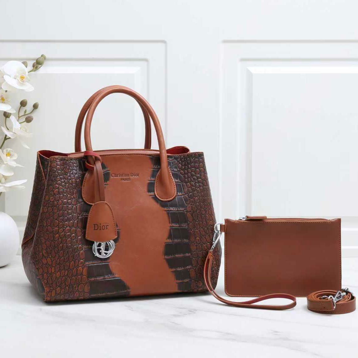 Dior Book Tote Crocodile Embossed — 34 cm | 4 Colors Without Box