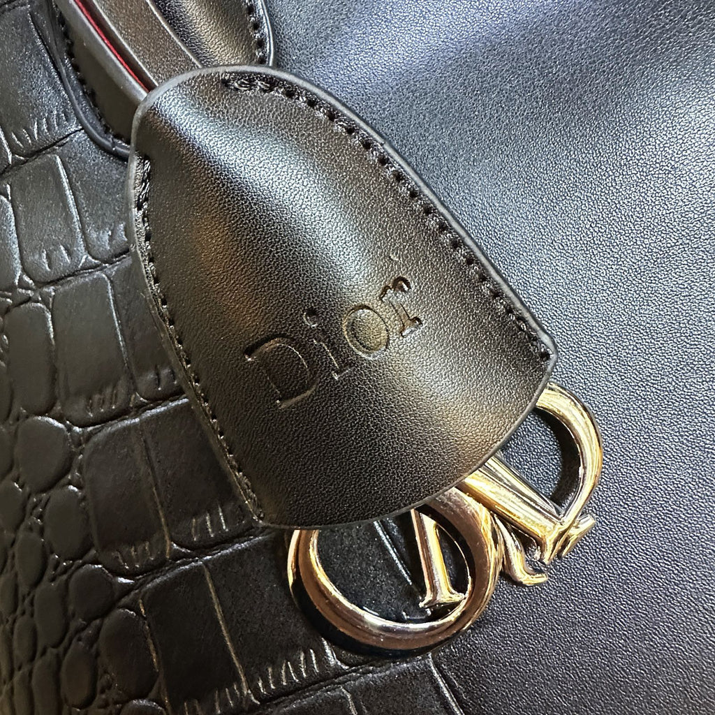 Dior Book Tote Crocodile Embossed — 34 cm | 4 Colors Without Box