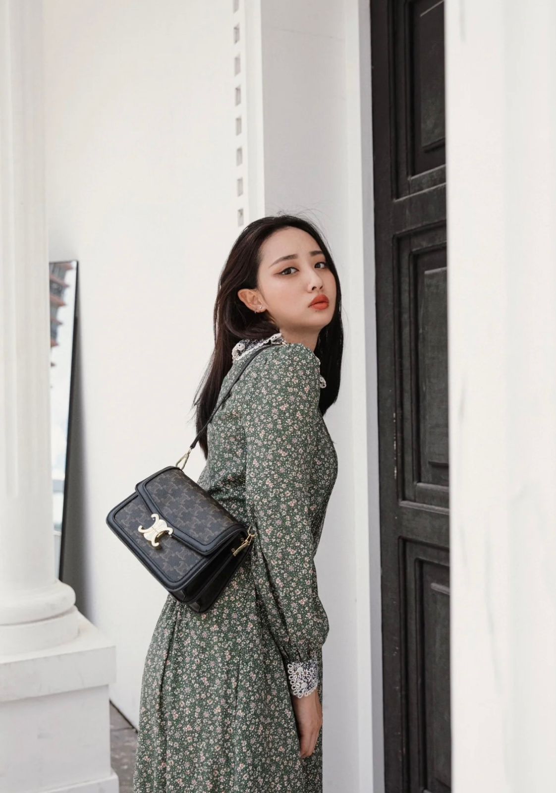 CELINE TRIOMPHE SHOULDER BAG — 22 cm | 2 Colors With Box