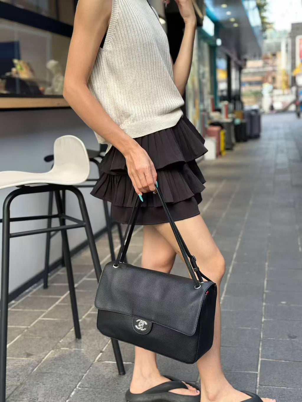 Chanel Business Affinity Shoulder Bag — Caviar Leather | 32 cm | 5 Colors Without Box A+