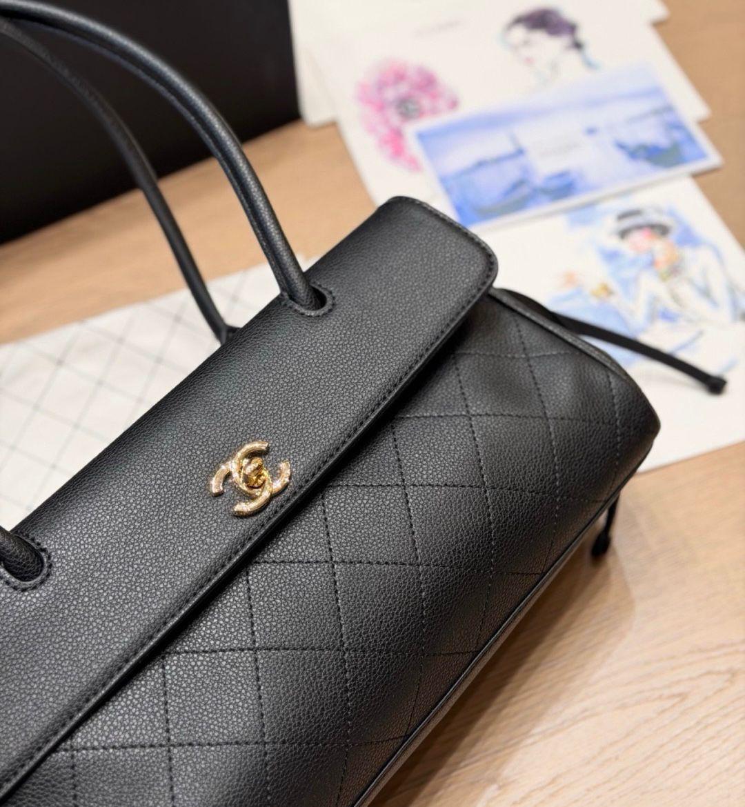 CHANEL Quilted Top Handle Bag — 32 cm | 4 Colors Without Box A+