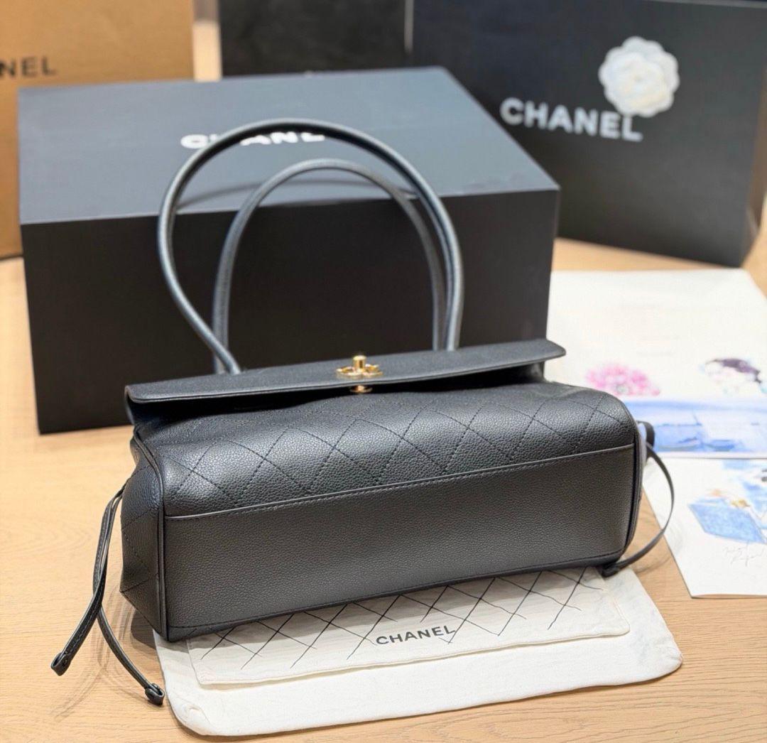 CHANEL Quilted Top Handle Bag — 32 cm | 4 Colors Without Box A+