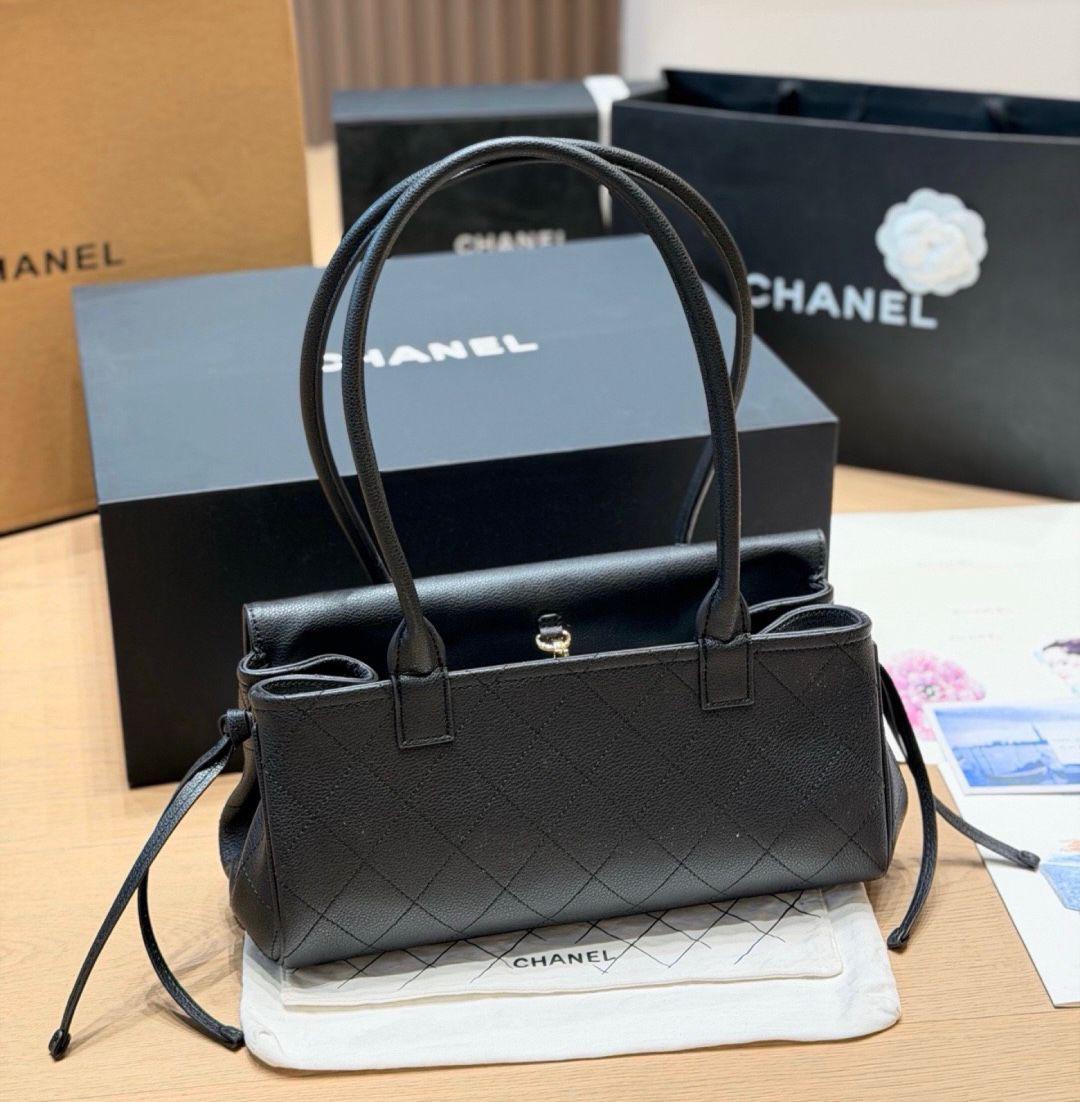 CHANEL Quilted Top Handle Bag — 32 cm | 4 Colors Without Box A+
