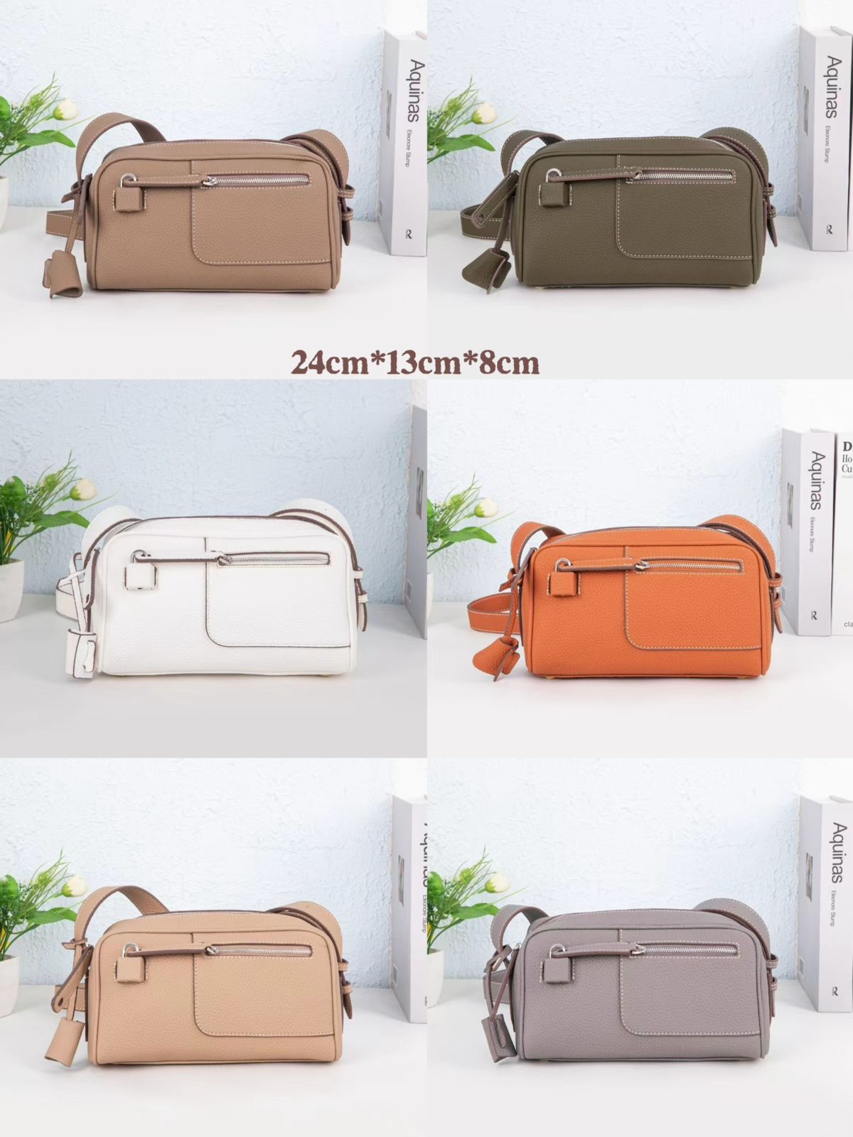 HERMÈS Crossbody  Bag — 24 cm | 6 Colors With Box
