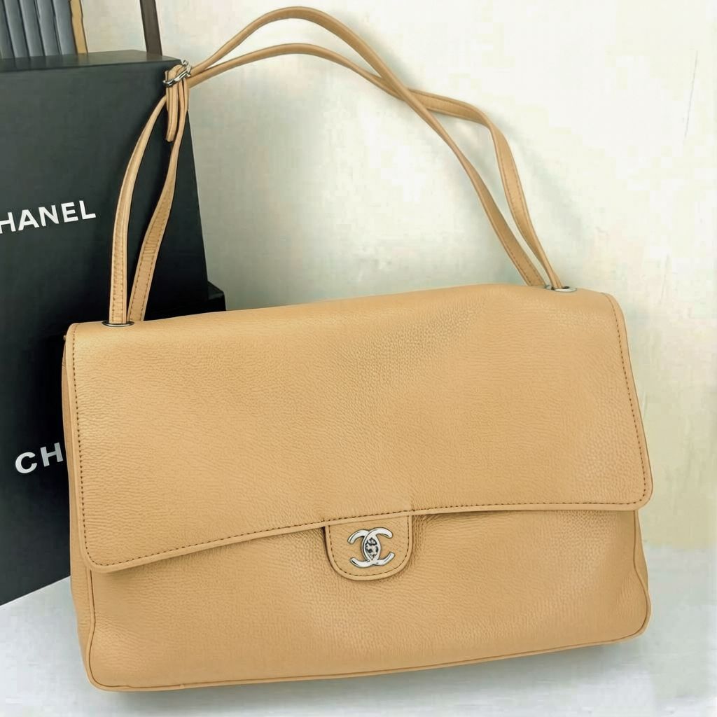 CHANEL Timeless Flap Shoulder Bag — 38 cm | 4 Colors Without Box A+
