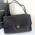 CHANEL Timeless Flap Shoulder Bag — 38 cm | 4 Colors Without Box A+