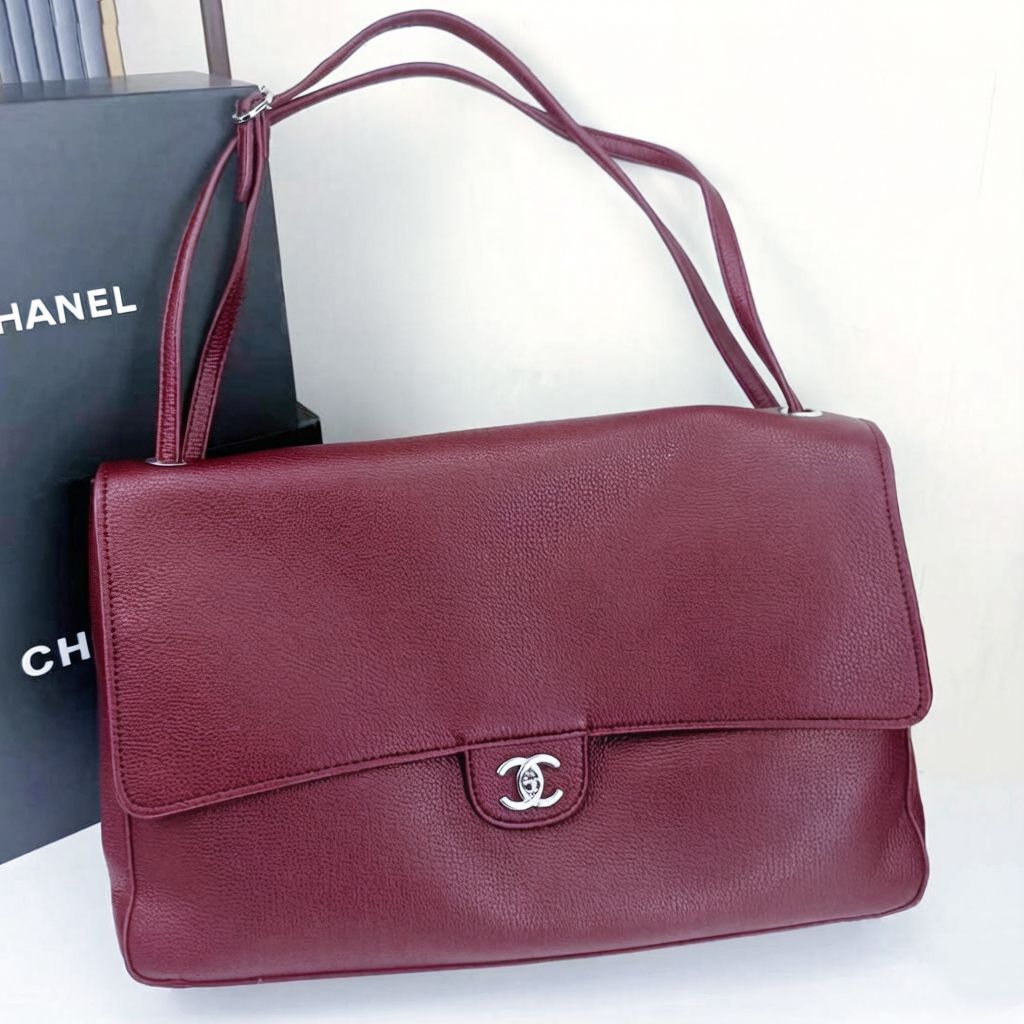 CHANEL Timeless Flap Shoulder Bag — 38 cm | 4 Colors Without Box A+