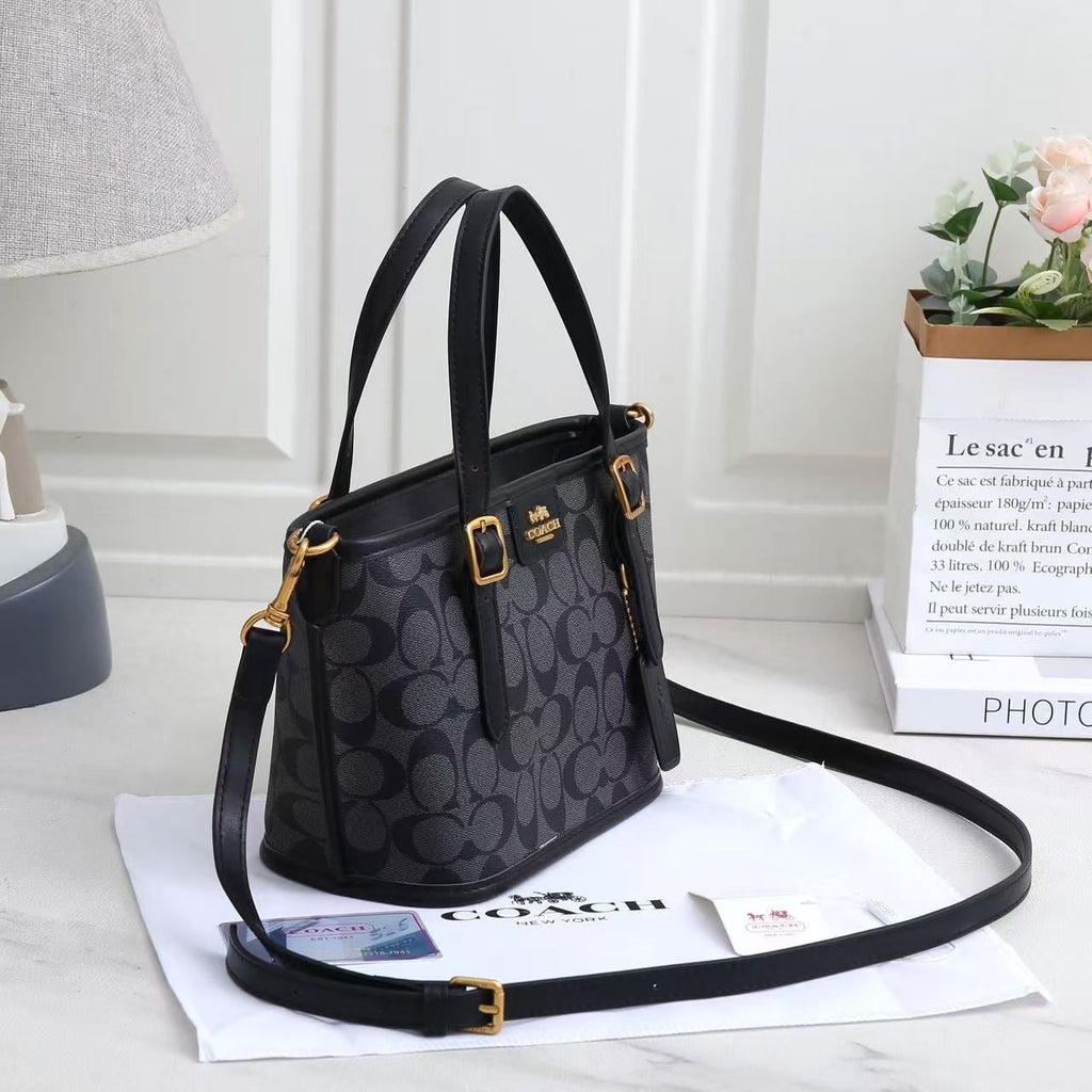 COACH Signature Tote — 21 cm | 6 Colors With Box