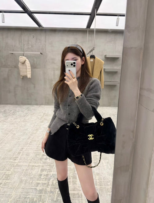 CHANEL Bow Bag 45 cm Without Box A+