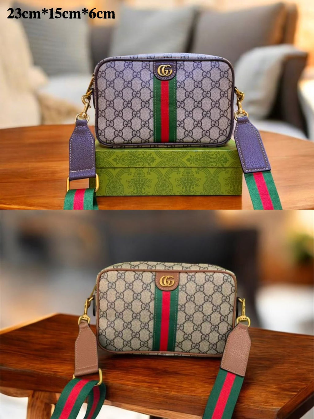 GUCCI Marmont Camera Bag — 23 cm | With Box