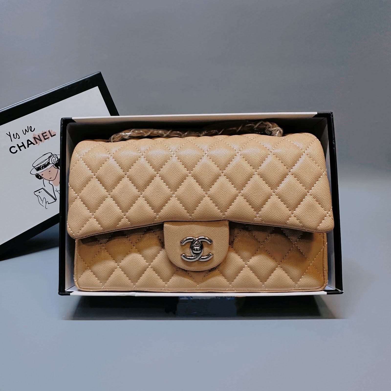 CHANEL Classic Flap Wallet — 26 cm | 12 Colors With Box