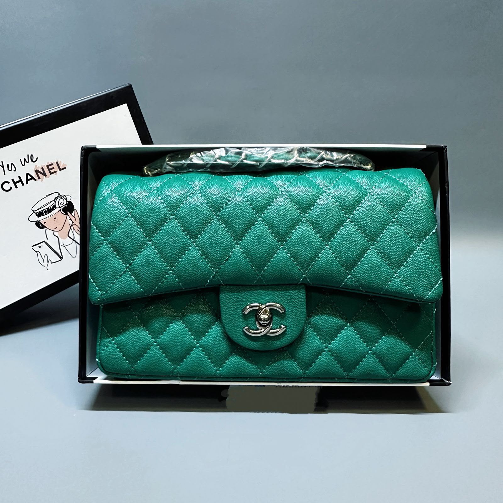 CHANEL Classic Flap Wallet — 26 cm | 12 Colors With Box
