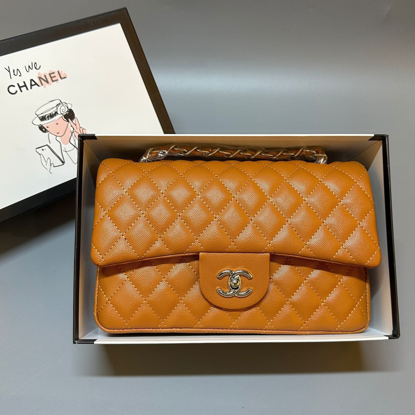CHANEL Classic Flap Wallet — 26 cm | 12 Colors With Box