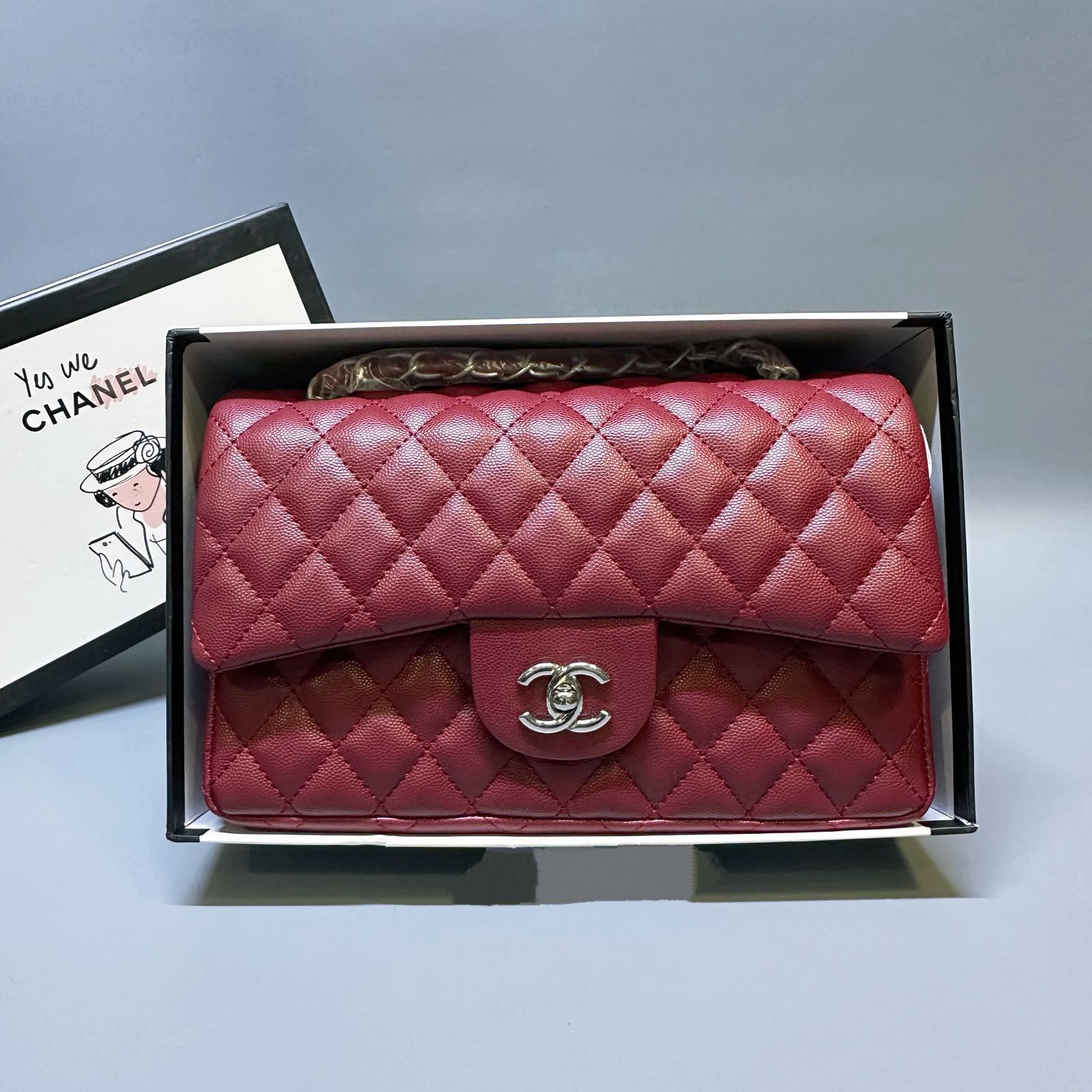 CHANEL Classic Flap Wallet — 26 cm | 12 Colors With Box