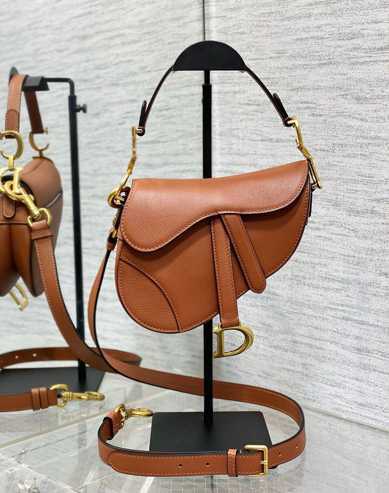 DIOR Saddle Bag — 18 cm | 6 Colors With Box