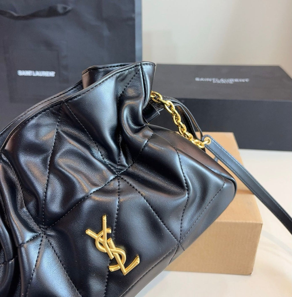 SAINT LAURENT Puffed Bucket Bag — 26 cm | 9 Colors With Box