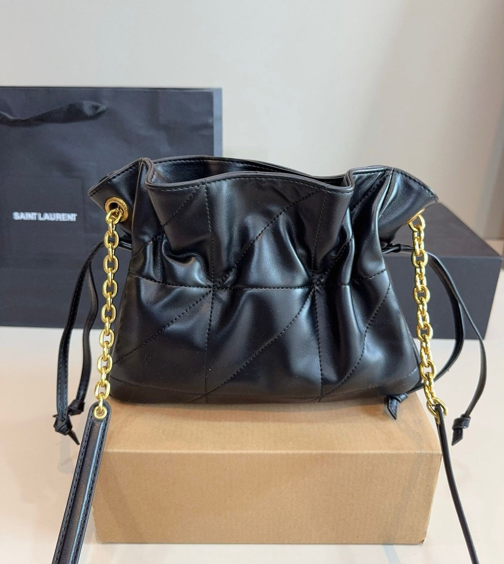 SAINT LAURENT Puffed Bucket Bag — 26 cm | 9 Colors With Box