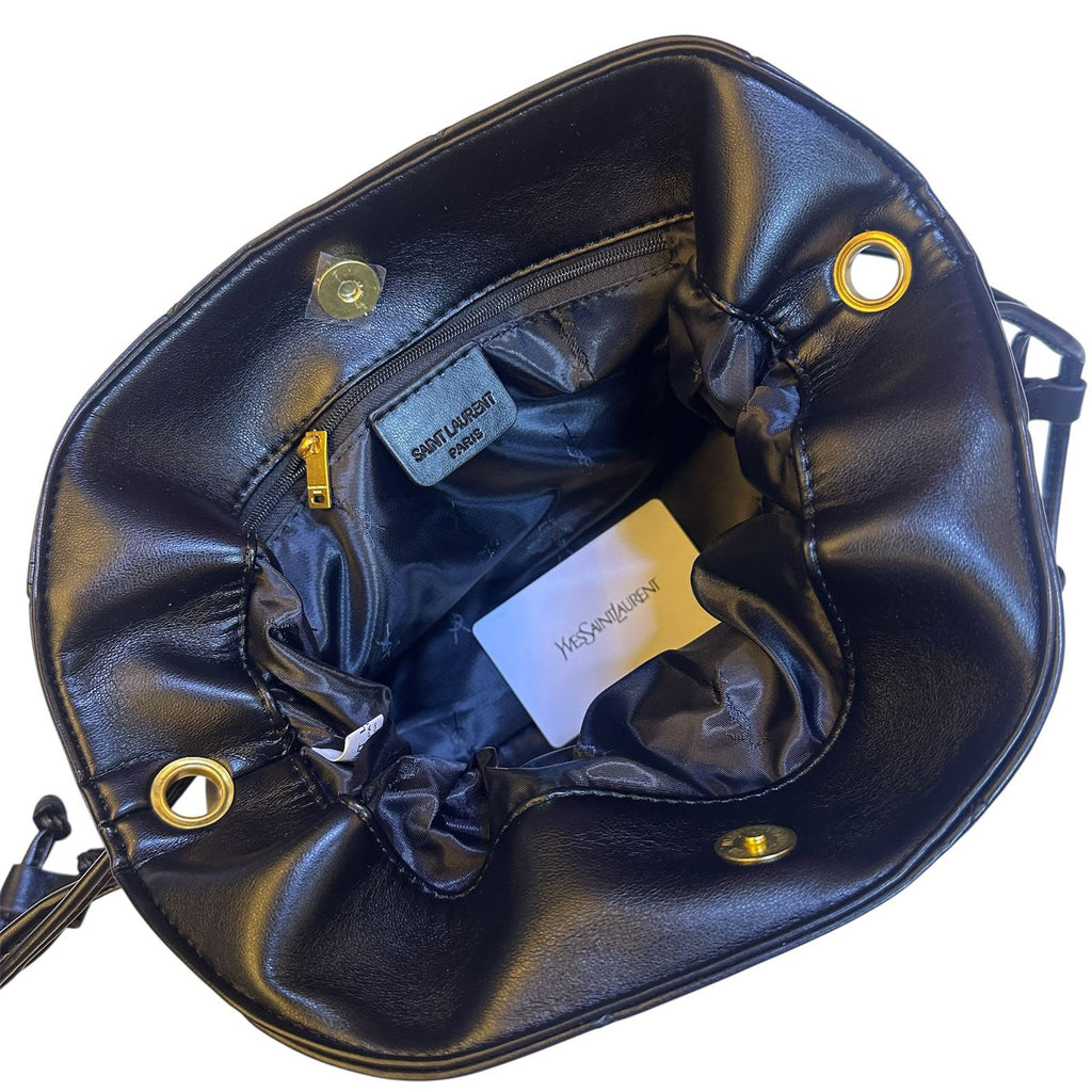 SAINT LAURENT Puffed Bucket Bag — 26 cm | 9 Colors With Box
