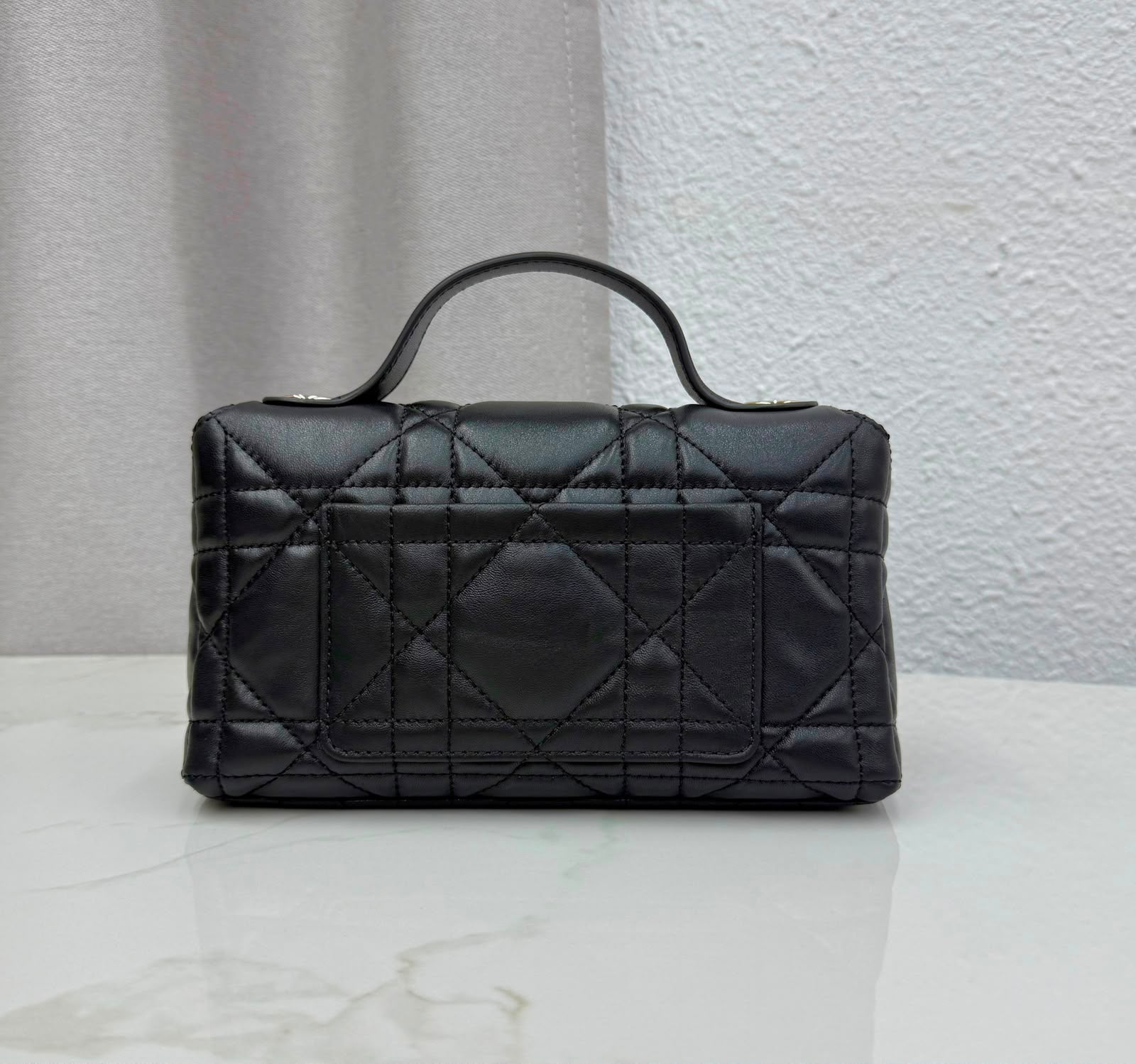 DIOR Quilted Top Handle — 25 cm | 6 Colors with Box