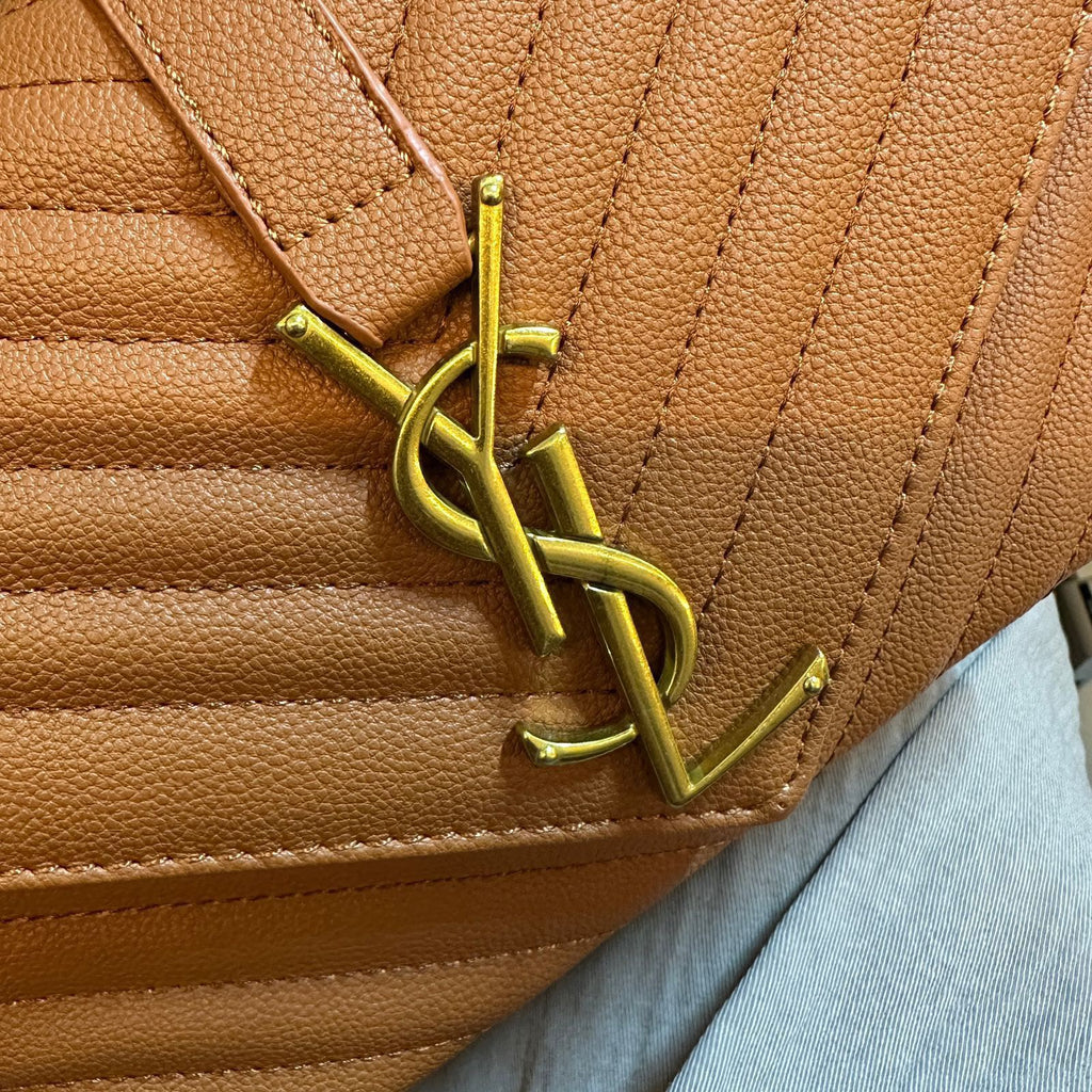 SAINT LAURENT Quilted College Bag — 24 cm | 9 Colors With Box