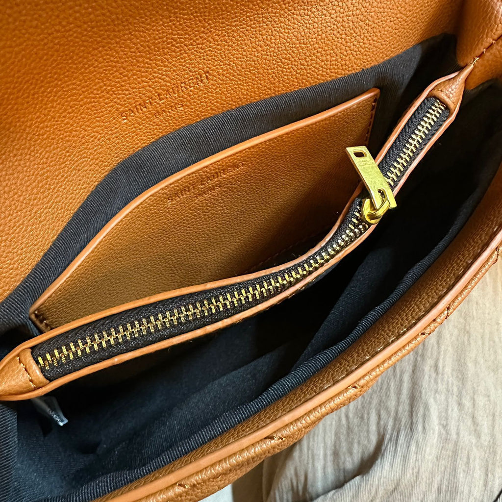 SAINT LAURENT Quilted College Bag — 24 cm | 9 Colors With Box