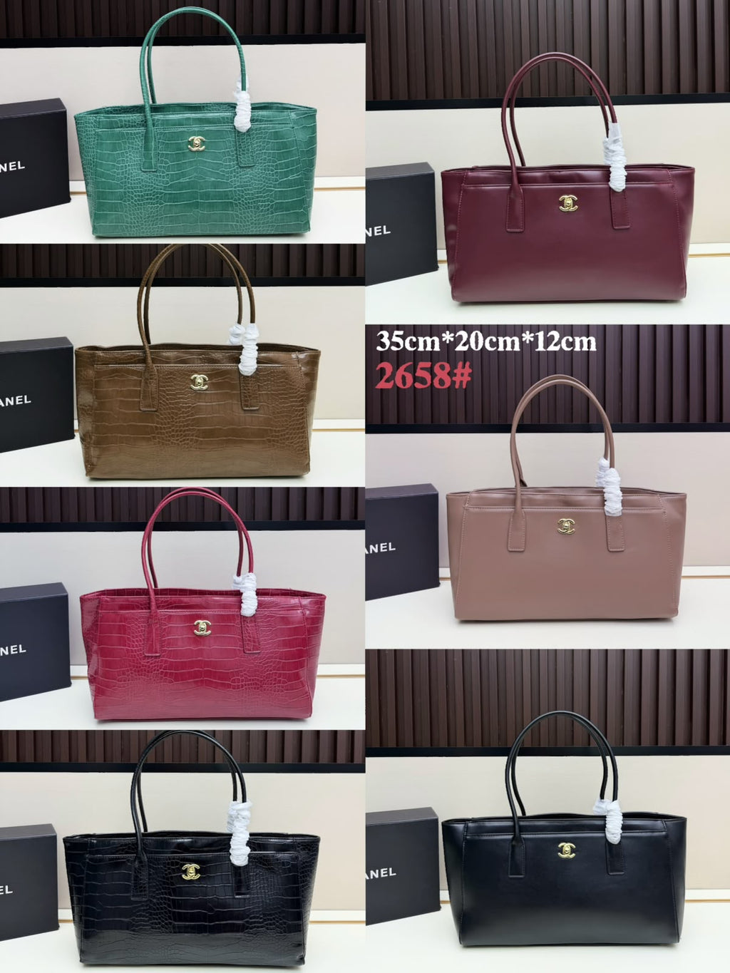 CHANEL Executive Tote — 35 cm | 6 Colors Without Box A+