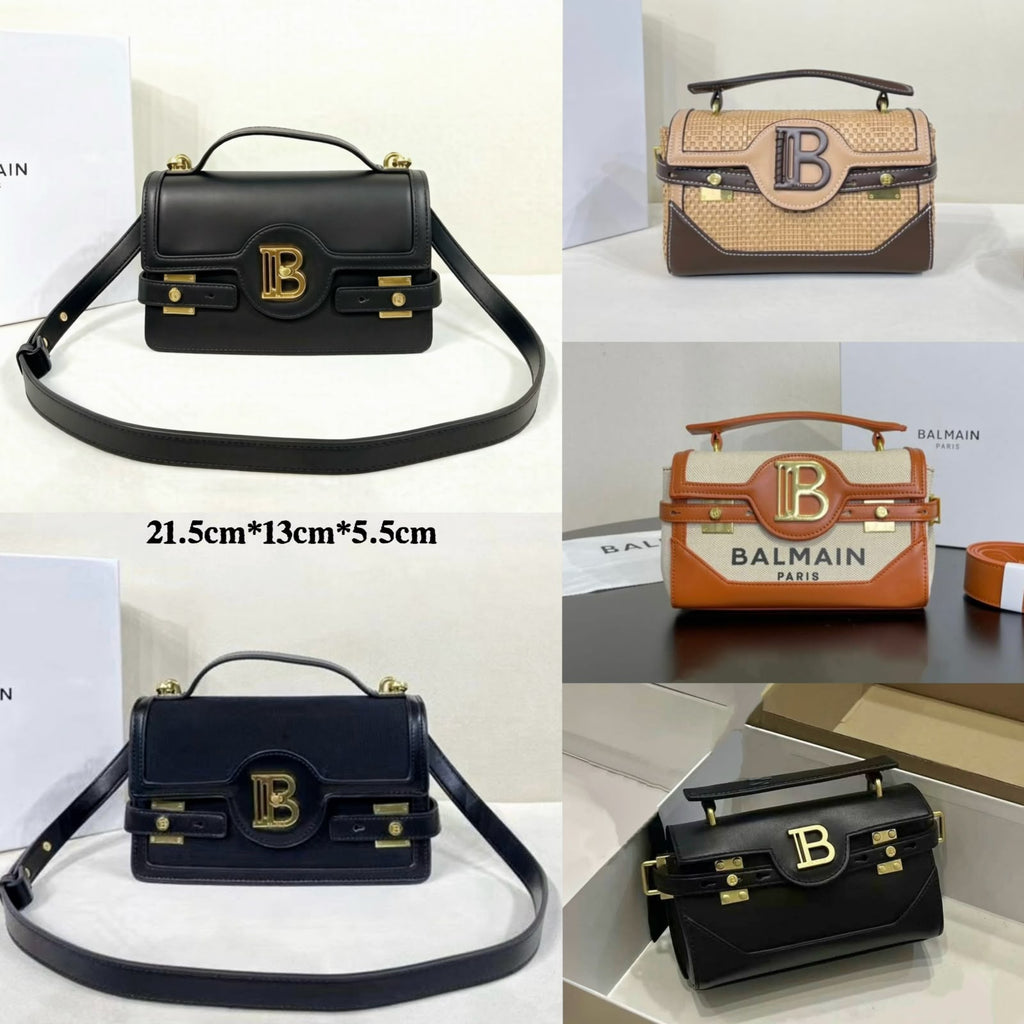 BALMAIN B-Bag Shoulder Bag — 21.5 cm | Multiple Styles With Box