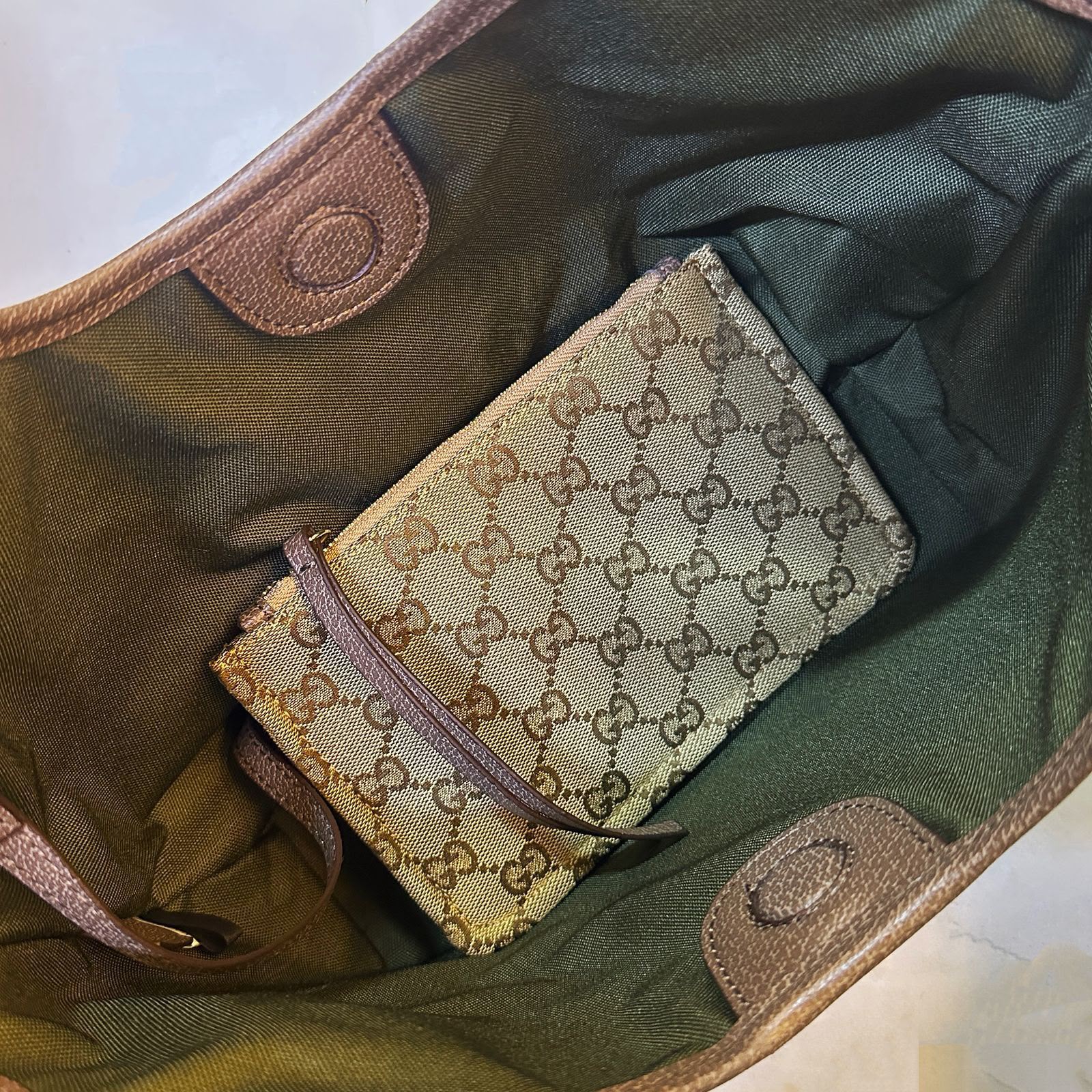 GUCCI GG Monogram Tote Bag — 35 cm | 3 Colors | With Box A+