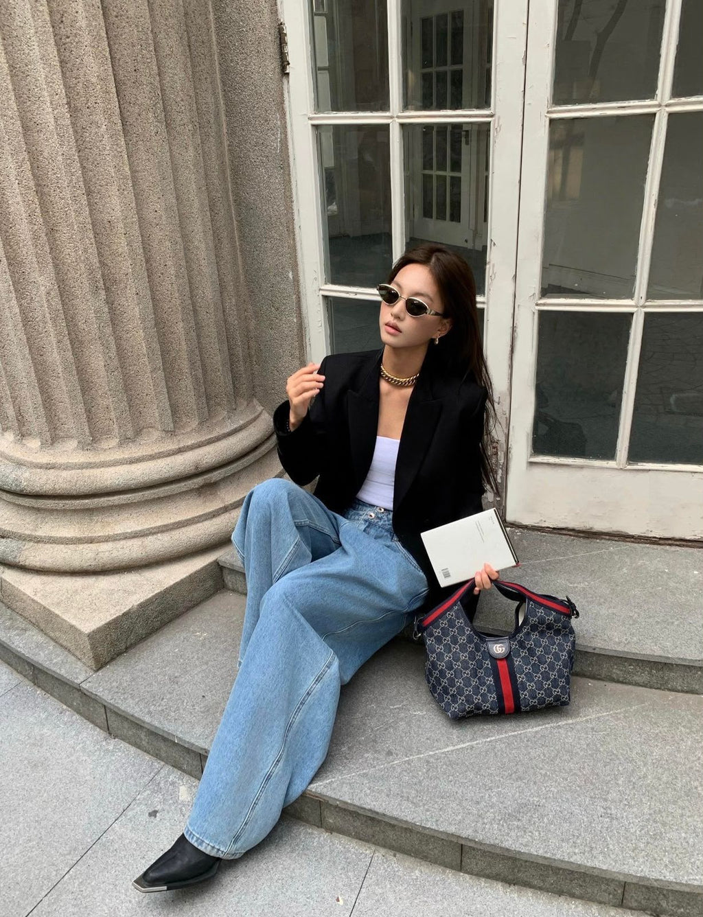 GUCCI GG Monogram Tote Bag — 35 cm | 3 Colors | With Box A+