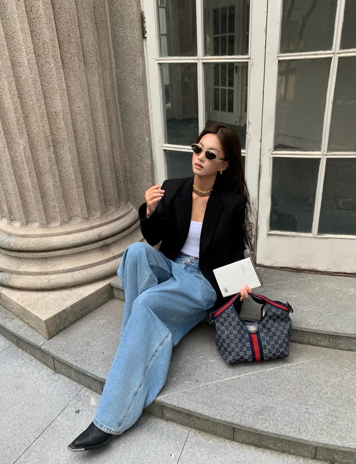 GUCCI GG Monogram Tote Bag — 35 cm | 3 Colors | With Box A+