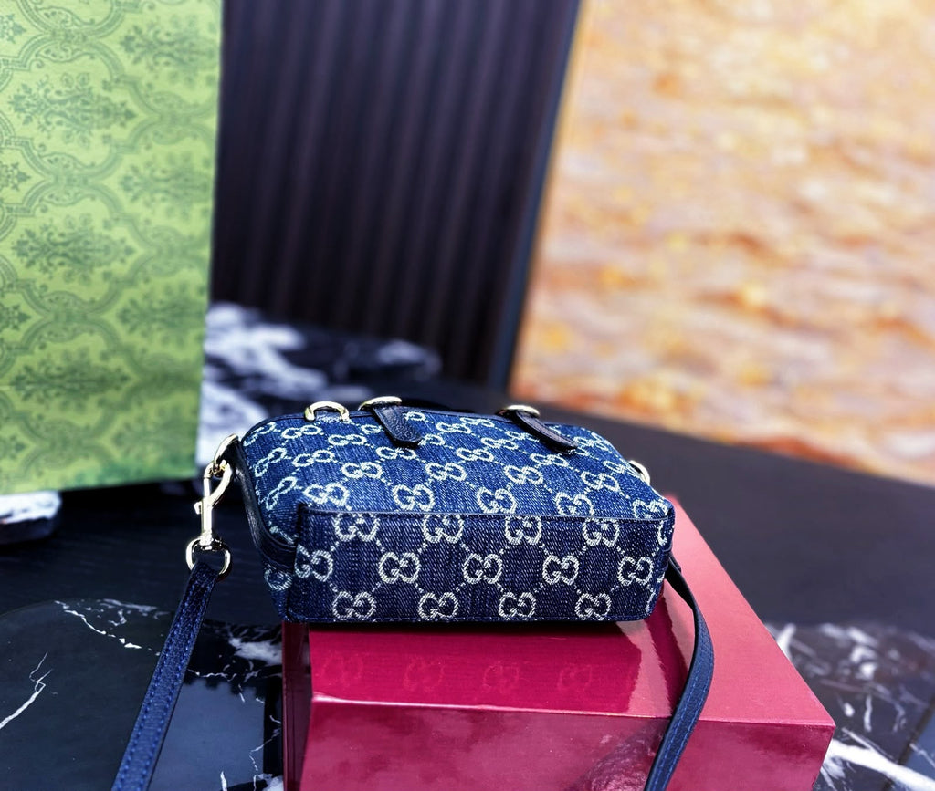 GUCCI GG Monogram Mini Tote — 18 cm | 8 Colors with Box