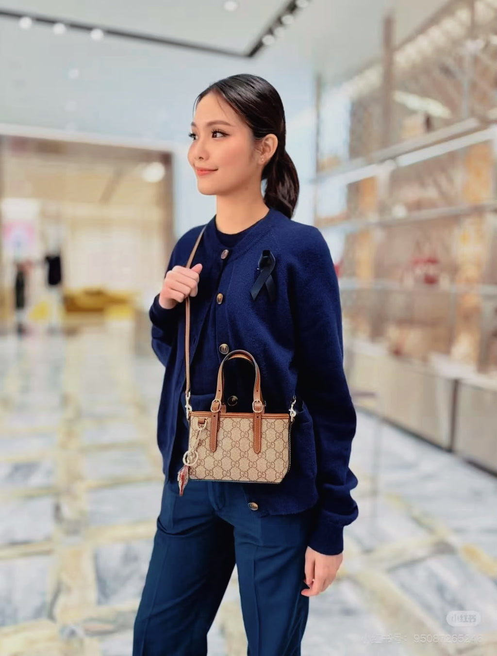 GUCCI GG Monogram Mini Tote — 18 cm | 8 Colors with Box