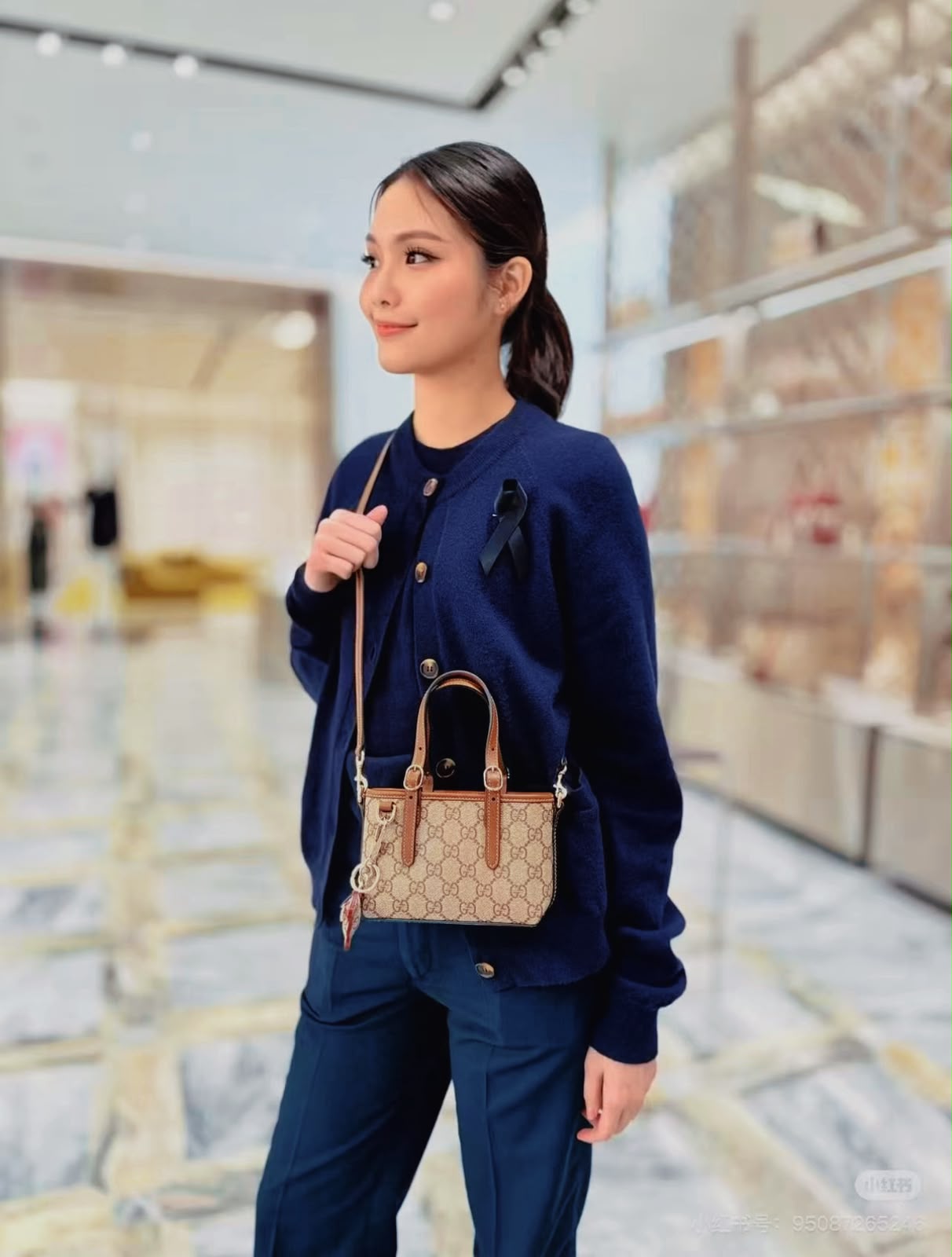 GUCCI GG Monogram Mini Tote — 18 cm | 8 Colors with Box