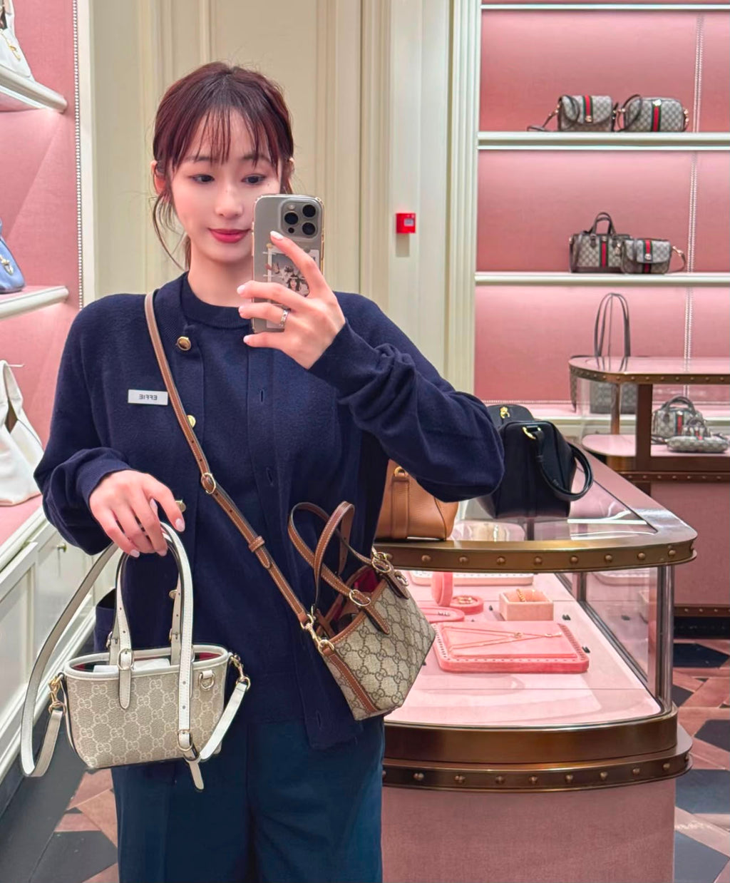 GUCCI GG Monogram Mini Tote — 18 cm | 8 Colors with Box