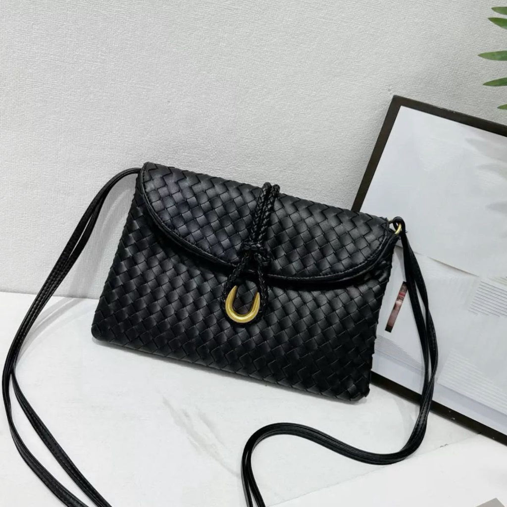 Bottega Woven Crossbody Bag — 27 cm | 9 Colors With Box