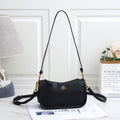 COACH Signature Shoulder Bag — 24 cm | 5 Colors with Box