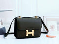 HERMÈS Structured Shoulder Bag — 24 cm | 4 Colors with Box