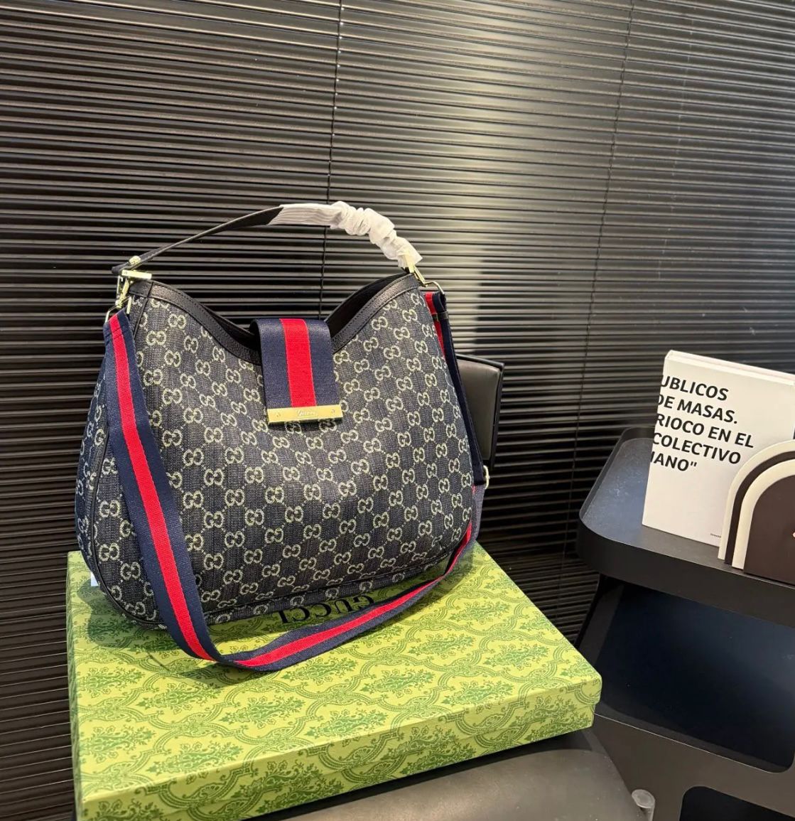 GUCCI Hobo Shoulder Bag — 38 cm | 2 Colors Without Box A+