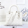DIOR Quilted Top Handle Bag — 24 cm | 6 Colors Without Box