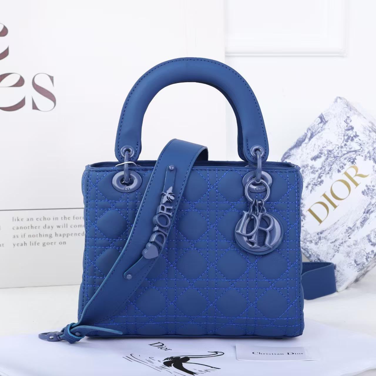DIOR Quilted Top Handle Bag — 24 cm | 6 Colors Without Box