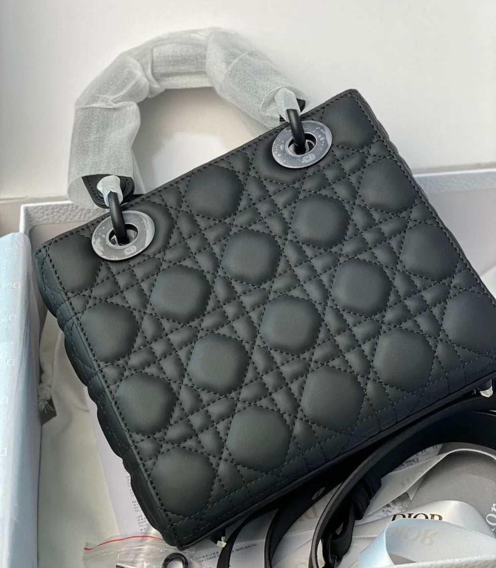 DIOR Quilted Top Handle Bag — 24 cm | 6 Colors Without Box