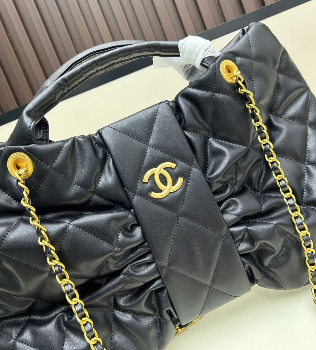 CHANEL Puffy Quilted Shoulder Bag — 40 cm | 5 Colors without Box A+