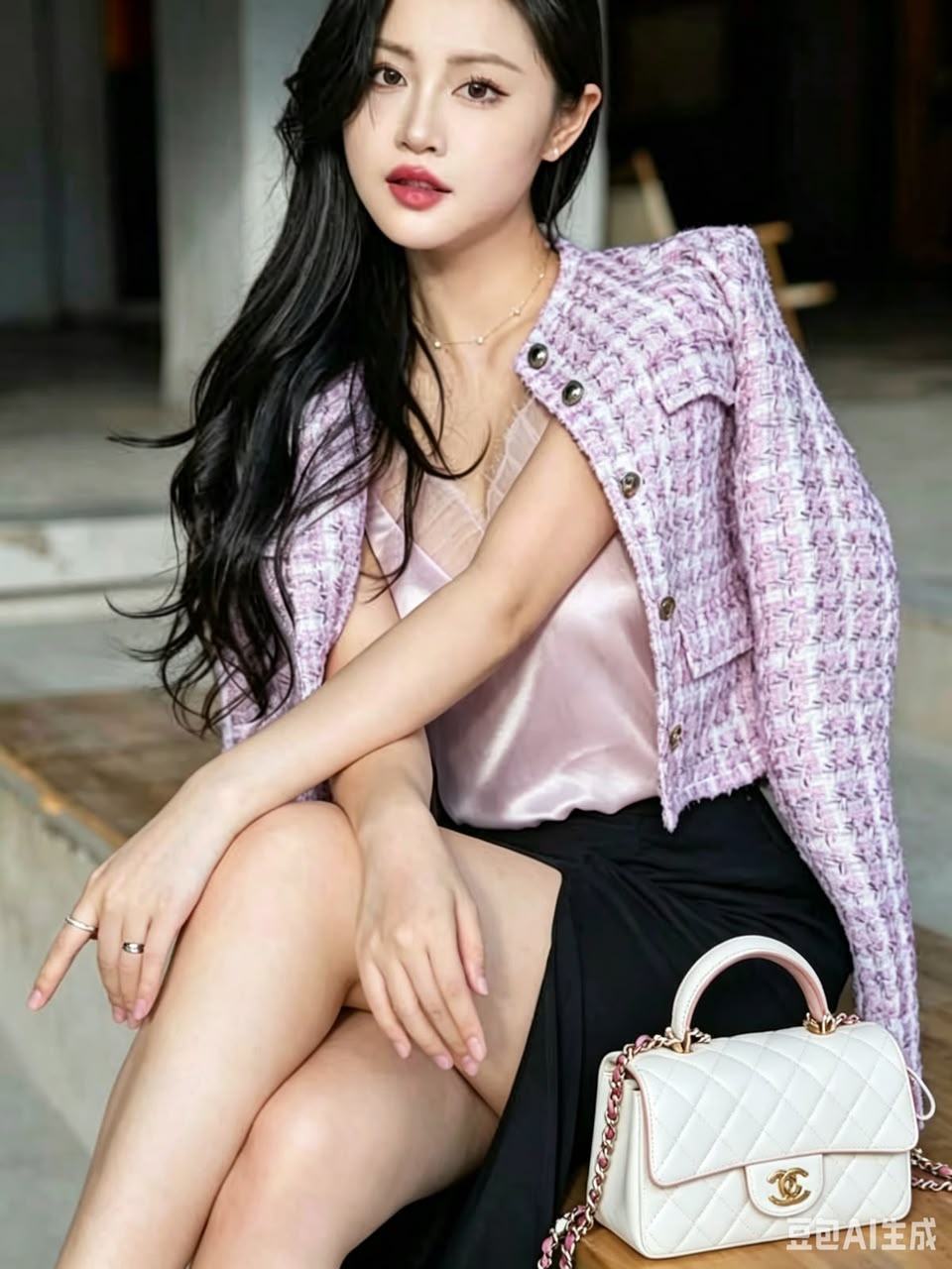 CHANEL Quilted Top Handle Shoulder Bag — 2 Colors With Box A+
