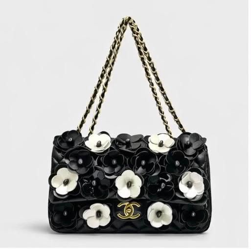 CHANEL Camellia Flower Flap Bag — 26 cm | 5 Colors With Box A+
