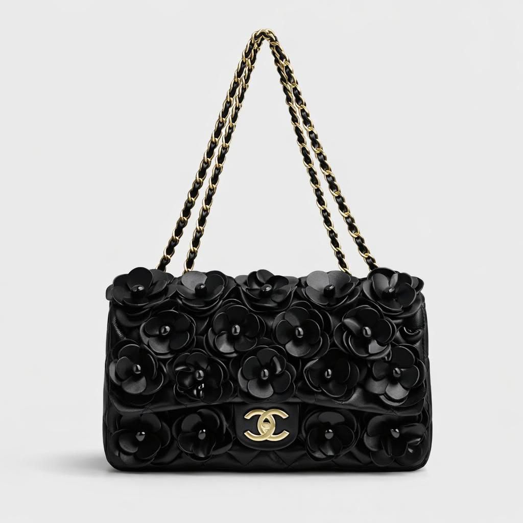 CHANEL Camellia Flower Flap Bag — 26 cm | 5 Colors With Box A+