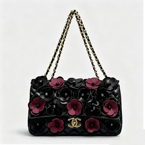 CHANEL Camellia Flower Flap Bag — 26 cm | 5 Colors With Box A+