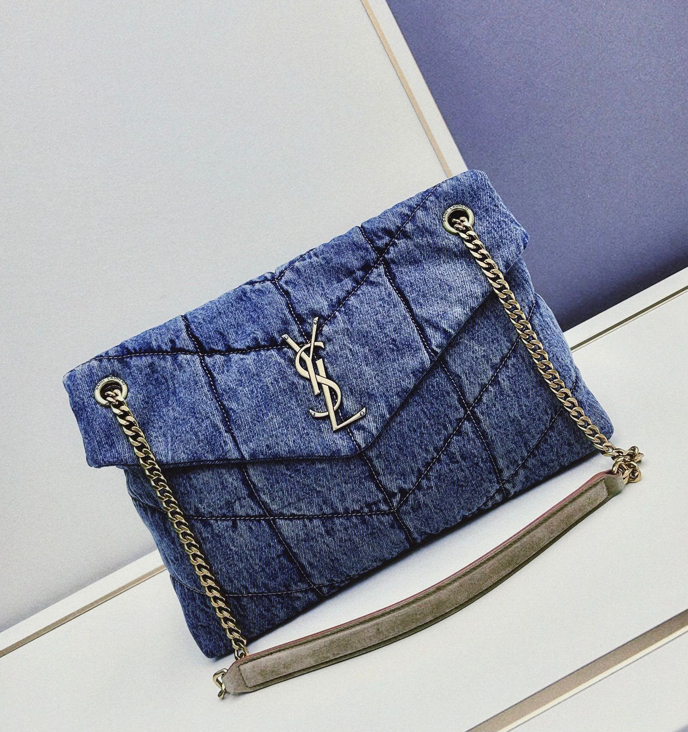 YSL Puffer Quilted Flap Bag — 35 cm | 2 Colors Without Box A+
